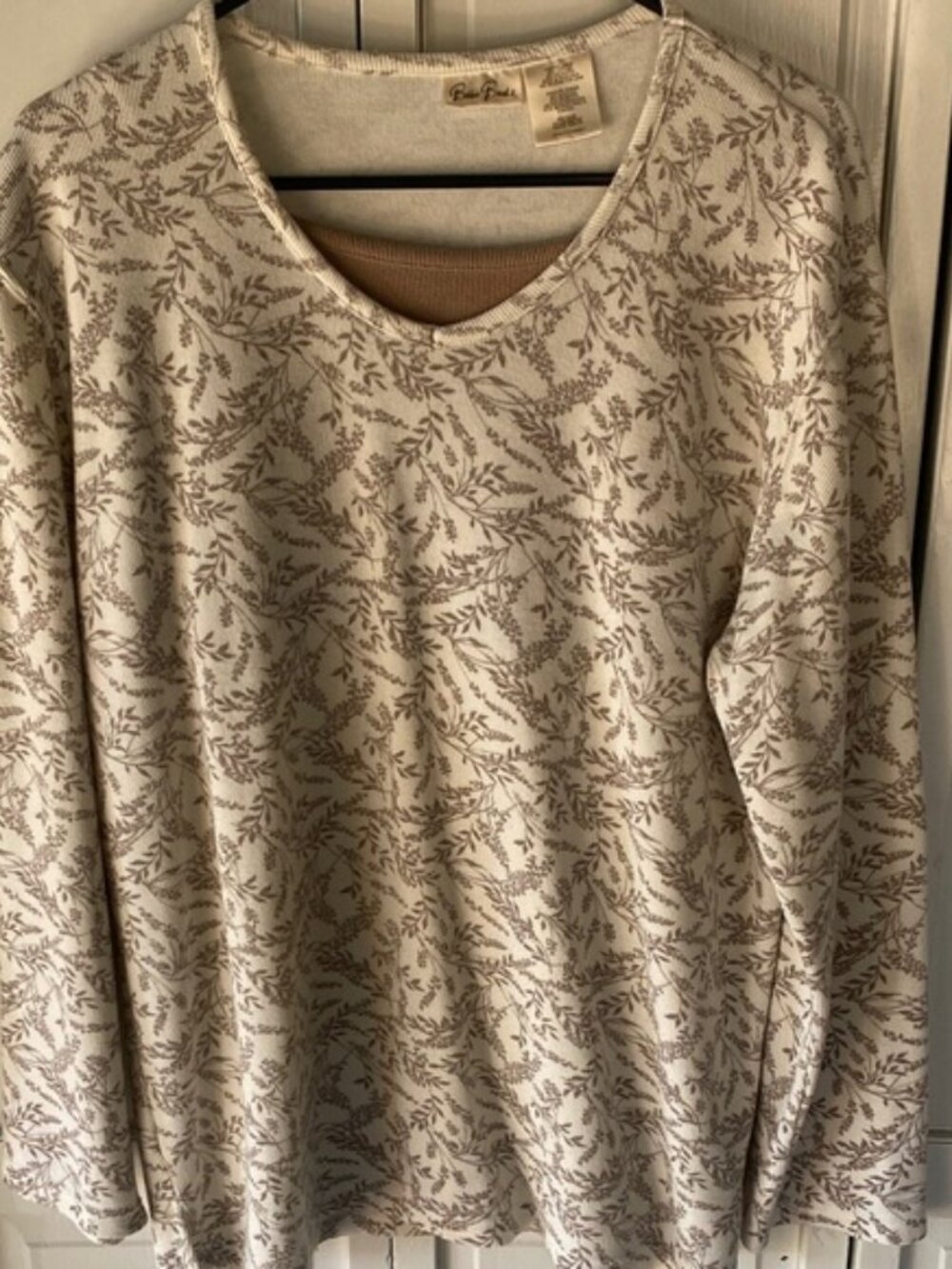 Bobbie Brooks Plaid Long Sleeve Top